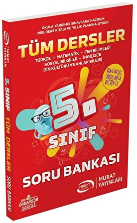 Murat Yayınları 5. Sınıf Tüm Dersler Soru Bankası