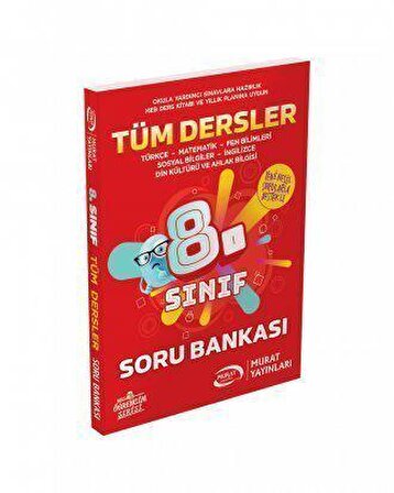 Murat Yayınları 8. Sınıf Tüm Dersler Soru Bankası