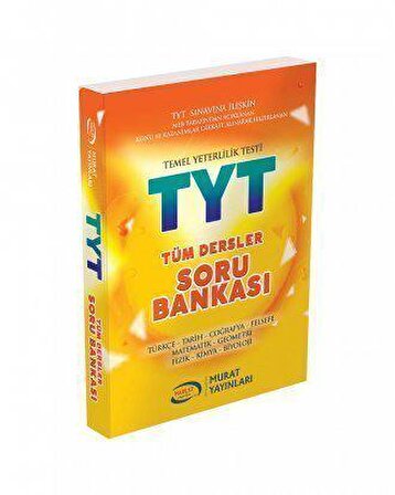 Murat Yayınları TYT Tüm Dersler Soru Bankası