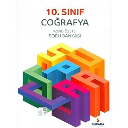 Supara Yayınları 10. Sınıf Coğrafya Konu Özetli Soru Bankası