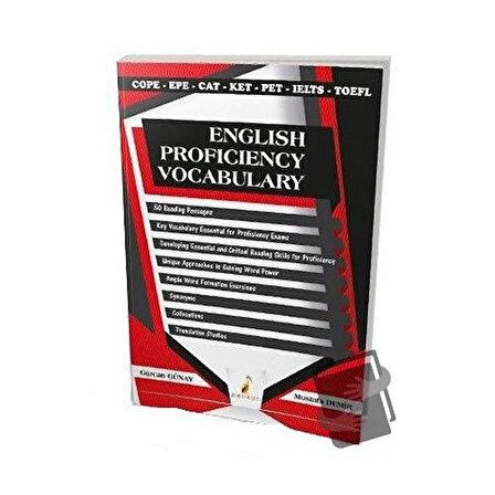 English Proficiency Vocabulary / Pelikan Tıp Teknik Yayıncılık / Gürcan