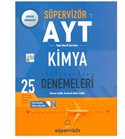 Süpervizör AYT Kimya 25li Deneme