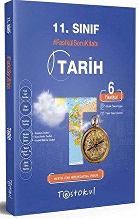 TEST OKUL 11.SINIF FASİKÜL SORU KİTABI/TARİH (6 FASİKÜL)