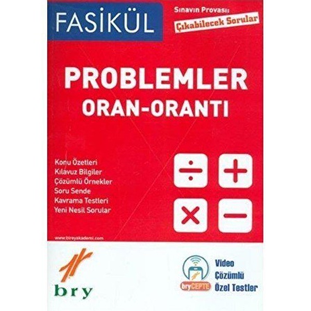 Birey Problemler Oran - Orantı Fasikül Çıkabilecek Sorular