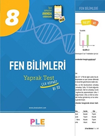 Birey PLE 8. Sınıf Fen Bilimleri 32 Yaprak Test