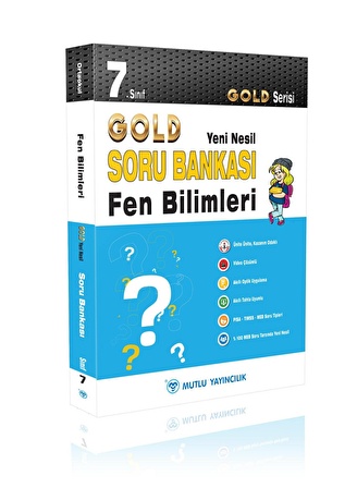 Mutlu Yayınları 7. Sınıf Fen Bilimleri Gold Yeni Nesil Soru Bankası