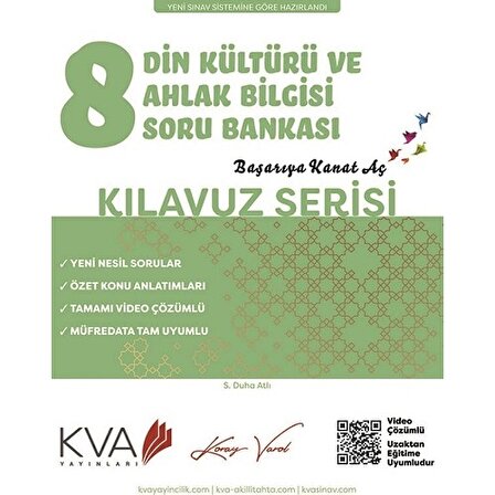 8.Sınıf Din Kültürü Soru Bankası KVA Yayınları