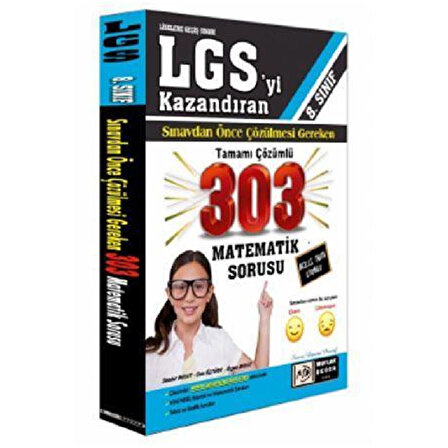 Mutlak Değer Yayınları LGS Öncesi Çözülmesi Gereken 303 Matematik Soru Bankası