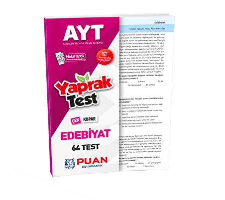 Puan Yayınları Ayt Edebiyat Çek Kopart Test