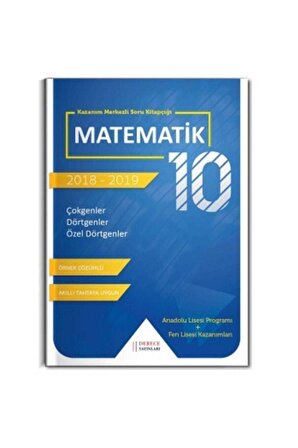 Derece Yayınları 10. Sınıf Matematik Çokgenler - Dörtgenler - Özel Dörtgenler
