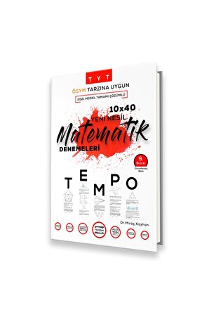 2023 Tyt Tempo 10x40 Yeni Nesil Matematik Denemeleri