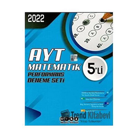 AYT Matematik Performans 5'li Deneme Seti / Merkez Yayınları / Kolektif