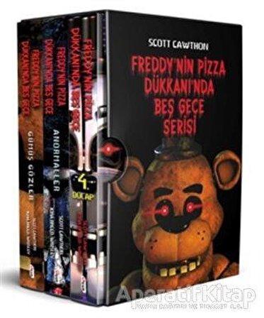 Freddy'nin Pizza Dükkanı'nda Beş Gece Serisi Seti 3 Kitap Takım