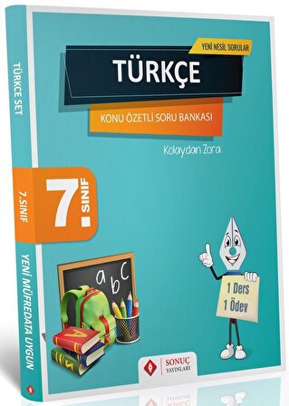 Sonuç 7.Sınıf Türkçe Konu Özetli Soru Bankası