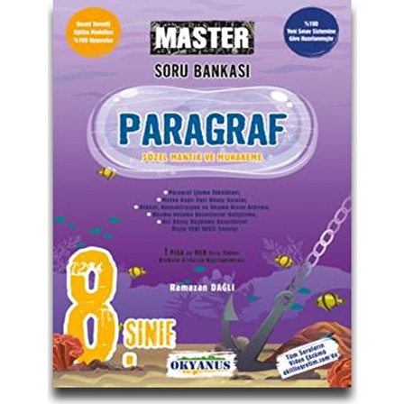 Okyanus Yayınları 8. Sınıf Master Paragraf Soru Bankası