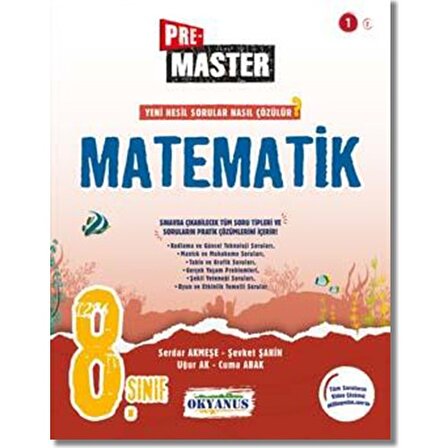 Okyanus Yayınları 8. Sınıf Pre Master Matematik Soru Bankası