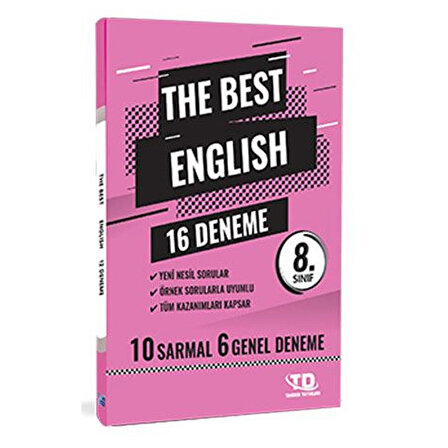 Tandem Yayınları 8. Sınıf LGS The Best English 16 Deneme
