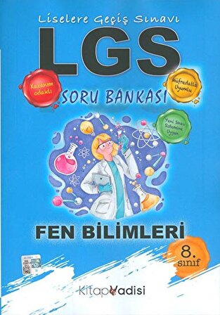 LGS Fen Bilimleri Soru Bankası Kitap Vadisi Yayınları