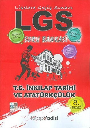 LGS İnkılap Tarihi Soru Bankası Kitap Vadisi Yayınları