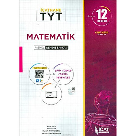 İcat Yayınları TYT Matematik 12 Deneme