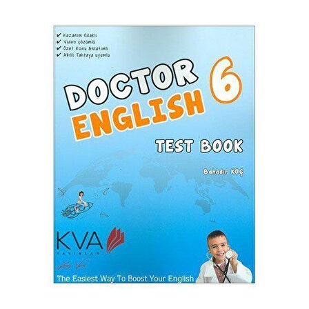 Koray Varol Yayınları 6. Sınıf Doctor English Test Book