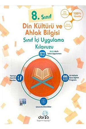 Dorya Yayınları 8.sınıf Din Kültürü Ve Ahlak Bilgisi İçi Uygulama Klavuzu