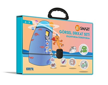 Kontrol Yayıncılık ZE  Smart Görsel Dikkat Seti  6-9 Yaş