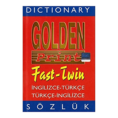 Universal Dictionary Golden Print English-Turkish Turkish-English Fast