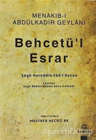 Behcetü’l Esrar - Şeyh Nureddin Ebul Hasan - Onur Kitap