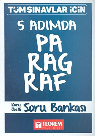 Tüm Sınavlar İçin 5 Adımda Paragraf Soru Bankası