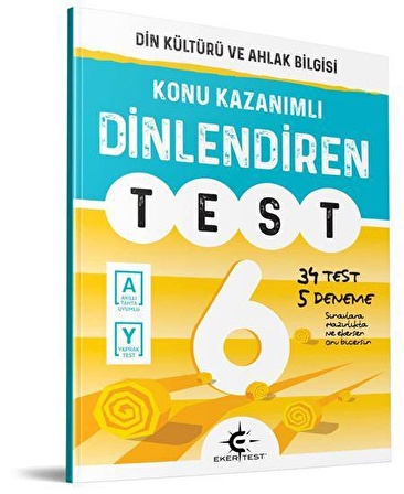 6. Sınıf Din Kültürü Ve Ahlak Bilgisi Dinlendiren Test