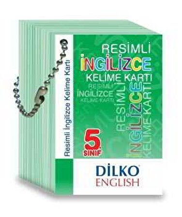 Dilko 5.Sınıf İngilizce Kelime Kartı