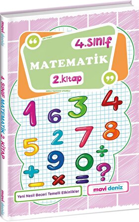 4. Sınıf Matematik Etkinliklerle Çalışma Yaprakları 2. Kitap