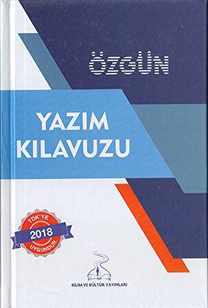 Yazım Kılavuzu - Bilim ve Kültür Yayınları