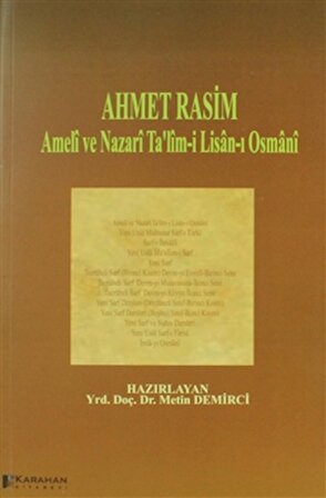 Ahmet Rasim - Ameli ve Nazari Ta'lim-i Lisan-ı Osmani