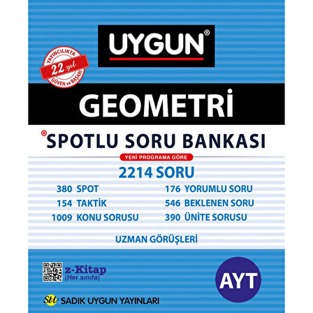 Sadık Uygun Yayınları AYT Geometri Soru Bankası