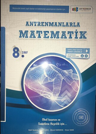 8. Sınıf LGS Antrenmanlarla Matematik Soru Bankası Antrenman Yayınları