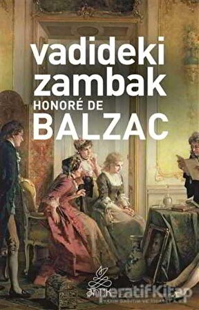 Vadideki Zambak - Honore de Balzac - Antik Kitap