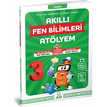 Arı Yayıncılık 3. Sınıf Fenito Akıllı Fen Bilimleri Atölyem