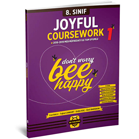 Arı Yayınları 8.Sınıf Joyful Coursework Bee Happy 1