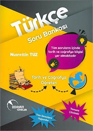 Tarih ve Coğrafya Öğreten Türkçe Tamamı Çözümlü Soru Bankası Doktrin Yayınları
