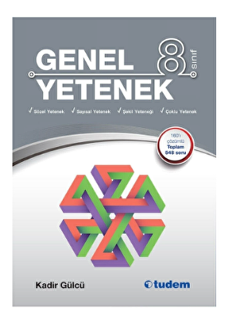 Tudem Yayınları 8.Sınıf Genel Yetenek Kitabı