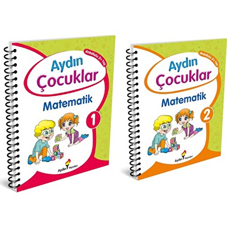 Aydın Yayınları Çocuklar Matematik 1 - 2 - 2 Kitap