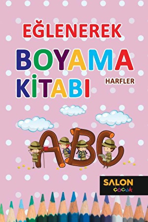 Eğlenerek Boyama Kitabı - Harfler