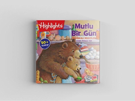 Highlights Sticker Bulmacalı Hikayeler 4'Lü Set - Kolektif - Dikkat Atölyesi Yayınları