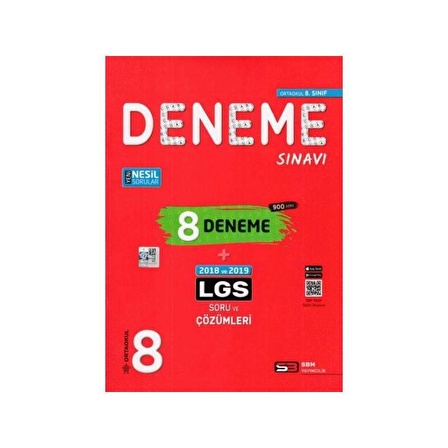 SBM 8.Sınıf LGS 8li Çözümlü Deneme Sınavı