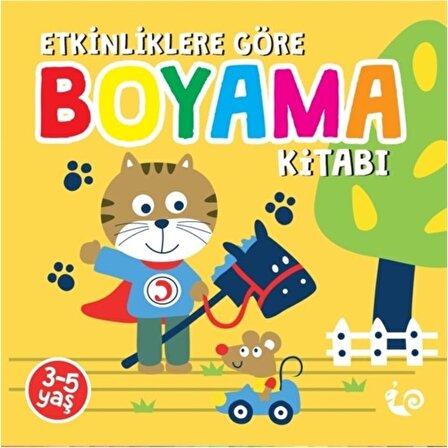 Etkinliklere Göre Boyama Kitabı Sarı - Kolektif - Çikolata Yayınları