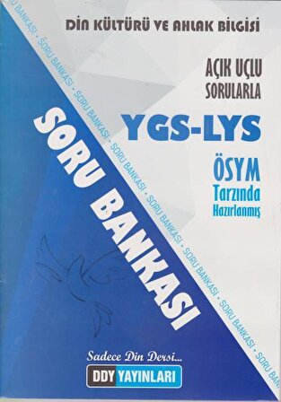 DDY YGS LYS Din Kültürü ve Ahlak Bilgisi Soru Bankası