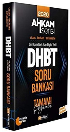 DHBT Ahkam Serisi Tüm Adaylar Soru Bankası