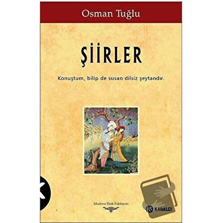 Şiirler / Kabalcı Yayınevi   Doruk Yayınları / Osman Tuğlu